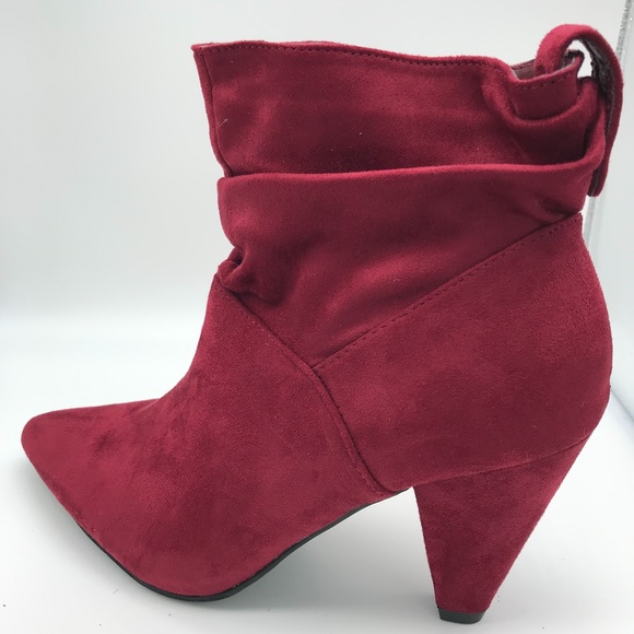 Wine Bootie, size 10 - Picture 1 of 4